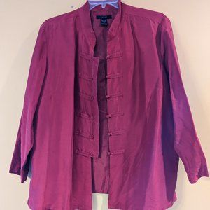 Red Silk Asian Flair